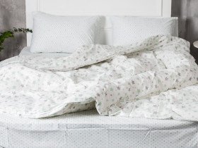 Постельное белье Ecotton Бязь Комфорт Семейный комплект два пододеяльника 6601-1/15310-5