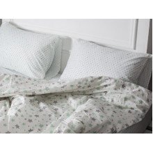 Постельное белье Ecotton Бязь Комфорт Семейный комплект два пододеяльника 6601-1/15310-5