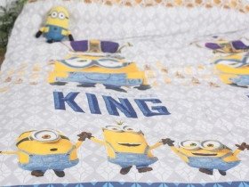 Постільна білизна Ecotton Бязь Комфорт Полуторний комплект King 8746