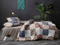 Постельное белье Ecotton Бязь Семейный комплект два пододеяльника 1053/1054 AB