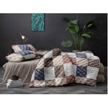Постельное белье Ecotton Бязь Полуторный комплект 1053/1054 AB
