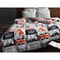 Постельное белье Ecotton Бязь Евро комплект 1055/1056 AB