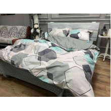 Постельное белье Ecotton Бязь Евро комплект 1087/1088 AB