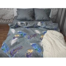 Постільна білизна Ecotton Бязь Двоспальний комплект 1207-1/1208-1 AB