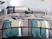 Постільна білизна Ecotton Бязь Двоспальний комплект 1318/1319 AB