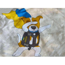 Постельное белье Ecotton Бязь Полуторный комплект Бежевый Пес Патрон 1313