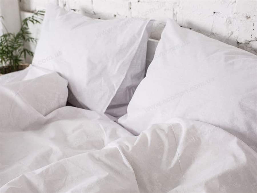 Постельное белье Ecotton Бязь Евро комплект Белый 20-0256
