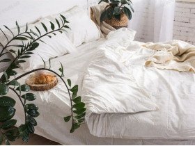 Постельное белье Ecotton Бязь Евро комплект Белый 20-0709