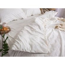 Постільна білизна Ecotton Бязь Євро комплект Білий 20-0709