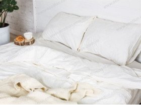 Постельное белье Ecotton Бязь Евро комплект Белый 20-0709