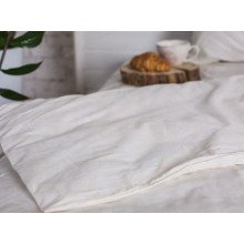 Постільна білизна Ecotton Бязь Євро комплект Білий 20-0709