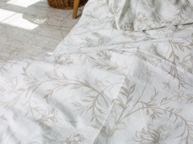 Постільна білизна Ecotton Бязь Євро комплект Cream 20-0709