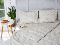Постельное белье Ecotton Бязь Евро комплект Песочный 40-0963