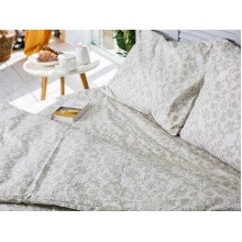 Постельное белье Ecotton Бязь Евро комплект Песочный 40-0963
