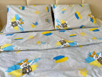 Постельное белье Ecotton Бязь Полуторный комплект Серый Пес Патрон 1313