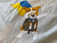 Постільна білизна Ecotton Бязь Полуторний комплект Сірий Пес Патрон 1313