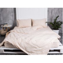 Постельное белье Ecotton Бязь Евро комплект пододеяльник + наволочки 50x70 (2 шт.) Бежевый 601