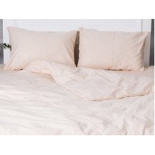 Постельное белье Ecotton Бязь Евро комплект пододеяльник + наволочки 50x70 (2 шт.) Бежевый 601