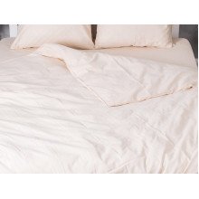 Постельное белье Ecotton Бязь Двуспальный комплект пододеяльник + наволочки 50x70 (2 шт.) Бежевый 601