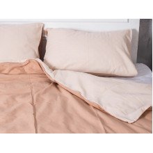 Постельное белье Ecotton Бязь Евро комплект пододеяльник + наволочки 50x70 (2 шт.) Кофе 603