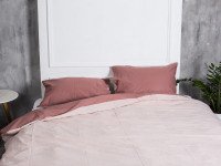 Постільна білизна Ecotton Бязь Євро комплект підковдра + наволочки 50x70 (2 шт.) Мокко 871 / 626