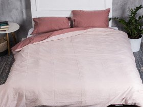Постельное белье Ecotton Бязь Евро комплект пододеяльник + наволочки 50x70 (2 шт.) Мокко 871 / 626