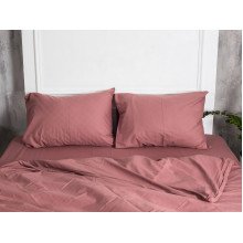 Постельное белье Ecotton Бязь Полуторный комплект пододеяльник + наволочки 50x70 (2 шт.) Мокко 871