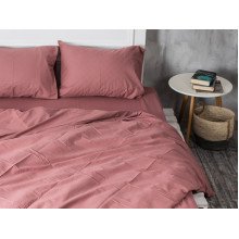 Постельное белье Ecotton Бязь Полуторный комплект пододеяльник + наволочки 50x70 (2 шт.) Мокко 871