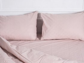 Постільна білизна Ecotton Бязь Полуторний комплект підковдра + наволочки 50x70 (2 шт.) Парфе 626