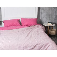 Постельное белье Ecotton Бязь Полуторный комплект пододеяльник + наволочки 50x70 (2 шт.) Розовый 612