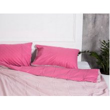Постельное белье Ecotton Бязь Полуторный комплект пододеяльник + наволочки 50x70 (2 шт.) Розовый 612