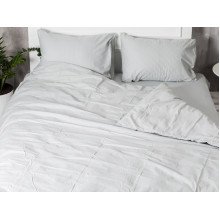 Постельное белье Ecotton Бязь Двуспальный комплект пододеяльник + наволочки 50x70 (2 шт.) Серый 881