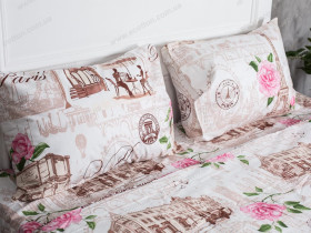 Постельное белье Ecotton Бязь Премиум Полуторный комплект Парижанка 6310/1