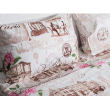 Постільна білизна Ecotton Бязь Преміум Полуторний комплект Парижанка 6310/1
