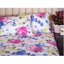 Постельное белье Ecotton Бязь Евро комплект Розовый 20-1455