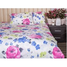 Постельное белье Ecotton Бязь Евро комплект Розовый 20-1455