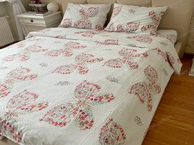 Постельное белье Ecotton Фланель Семейный комплект два пододеяльника Букет 10.23516/13