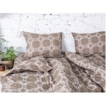 Постельное белье Ecotton Фланель Двуспальный комплект Cacao 40-1045