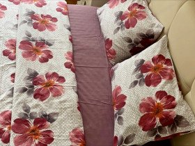 Постільна білизна Ecotton Фланель Сімейний комплект дві підковдри Квіти 11.23568/3