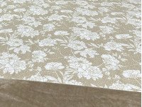 Постельное белье Ecotton Фланель Семейный комплект два пододеяльника Цветок на бежевом 267262