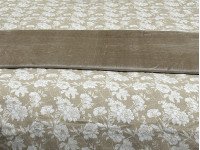 Постельное белье Ecotton Фланель Семейный комплект два пододеяльника Цветок на бежевом 267262