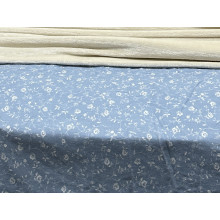 Постельное белье Ecotton Фланель Двуспальный комплект Цветок на голубом 250958