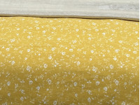 Постельное белье Ecotton Фланель Евро комплект Цветок на желтом 250951