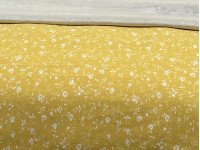 Постельное белье Ecotton Фланель Евро комплект Цветок на желтом 250951