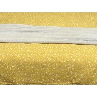 Постельное белье Ecotton Фланель Полуторный комплект Цветок на желтом 250951
