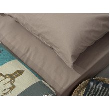 Постільна білизна Ecotton Фланель Євро комплект Олені на зеленому 29345/3