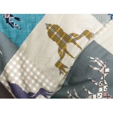 Постельное белье Ecotton Фланель Двуспальный комплект Олени на зеленом 29345/3