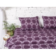Постельное белье Ecotton Фланель Двуспальный комплект Dark Plum 40-1045