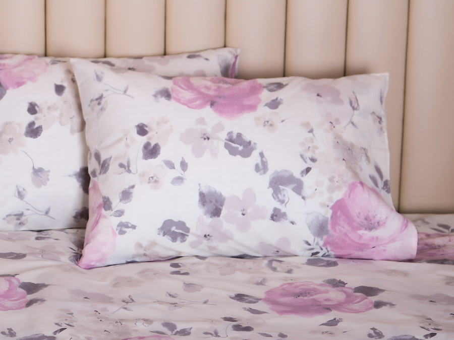 Постільна білизна Ecotton Бязь Двоспальний комплект Lilac 20-1455