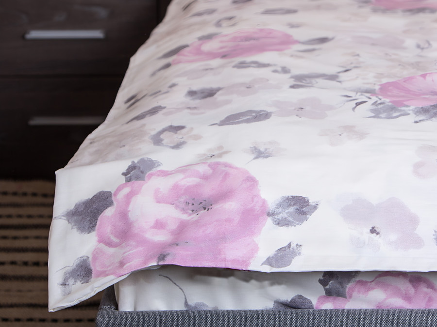 Постільна білизна Ecotton Бязь Двоспальний комплект Lilac 20-1455